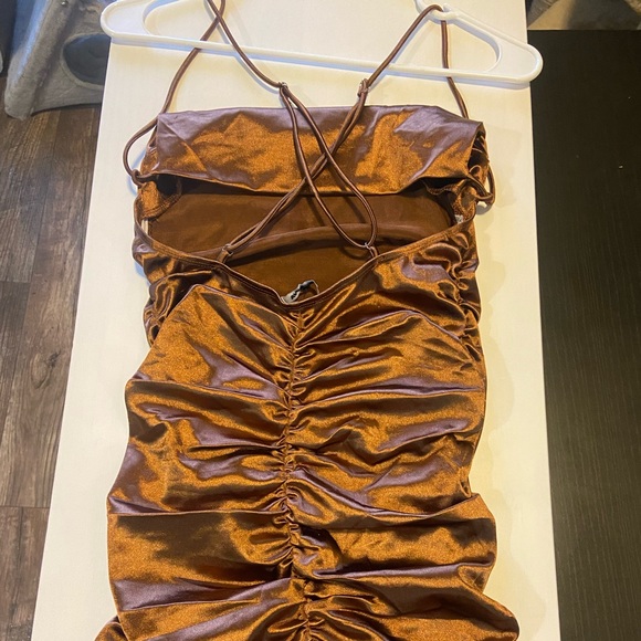 Fashion Nova Mocha Mini Dress - Picture 4 of 6